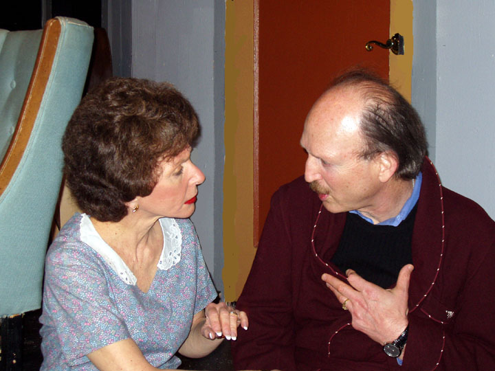 Nemko and his wife, Barbara acting in "Brighton Beach Memoirs" at the Castro Valley Community Theatre In the Park.