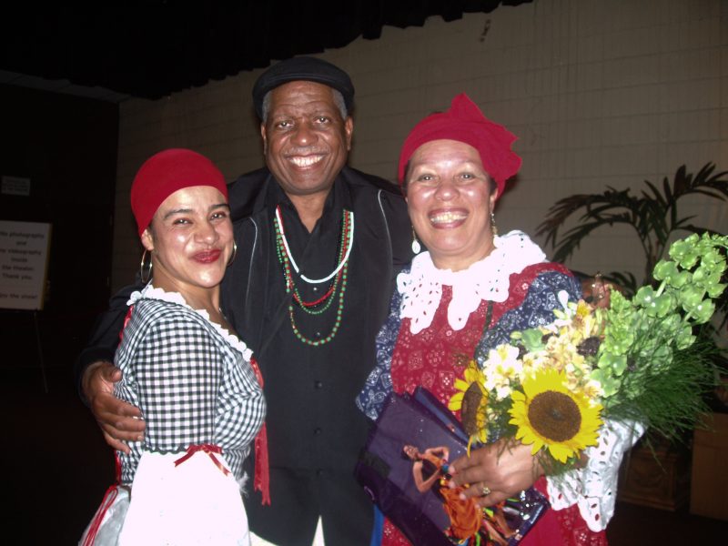 Watson, on the right, with her husband, John, at the 2008 Ethnic Dance Festival. On the left is Mariella Morales, Watson's protege and assistant director of the festival that year.