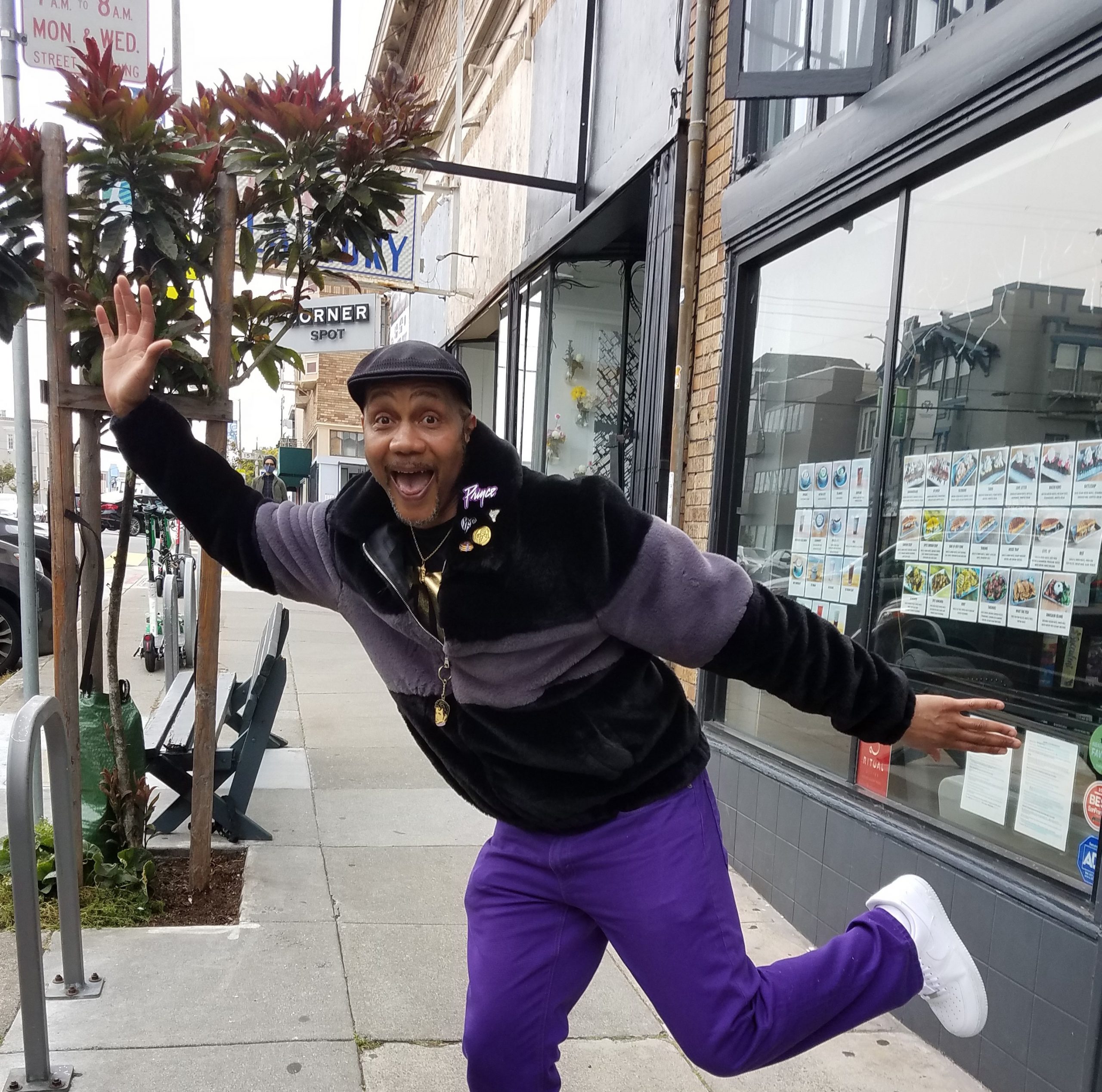 "Just a people person" has been handing out joy for years, getting back smiles at work and at a home for kids with serious illnesses.