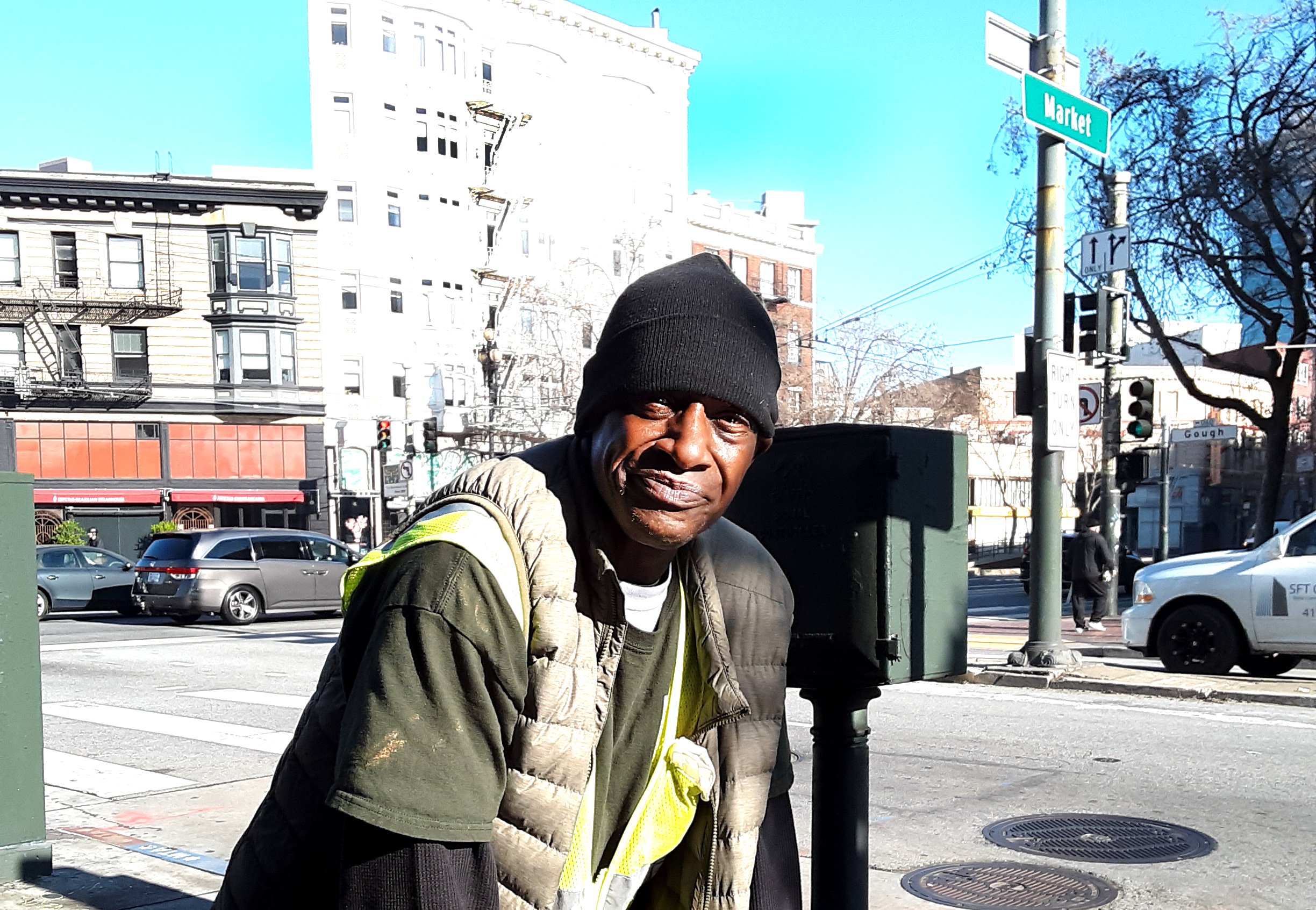 Picking up trash puts Bayview man back on the streets, but this time with a noble mission and hope for the future.