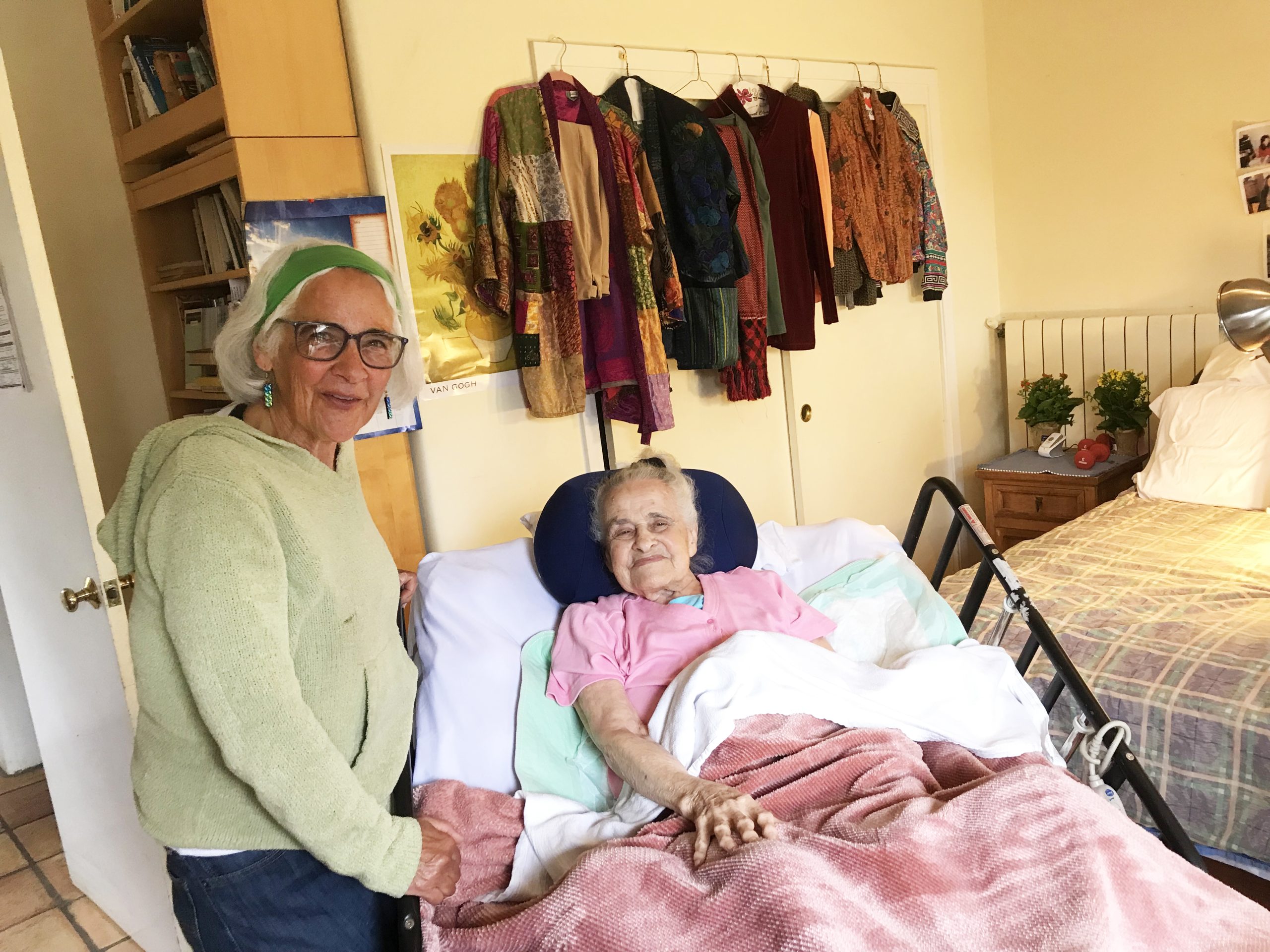 Mom and I had vastly different dress styles:  elegant tops and skirts vs. cargo pants and T-shirts. As we've aged, we've swapped