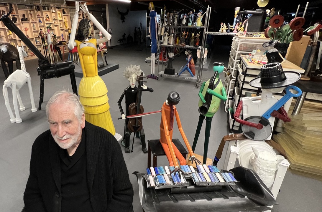 Jerry Barrish had a knack for rustling: supplies in the Army,  bail for '60s demonstrators, and scrap plastics for his quirky art sculptures