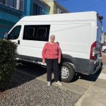 Host of group that supports women forge new life after retirement fitting out her Dodge van to recapture the joys of childhood camping