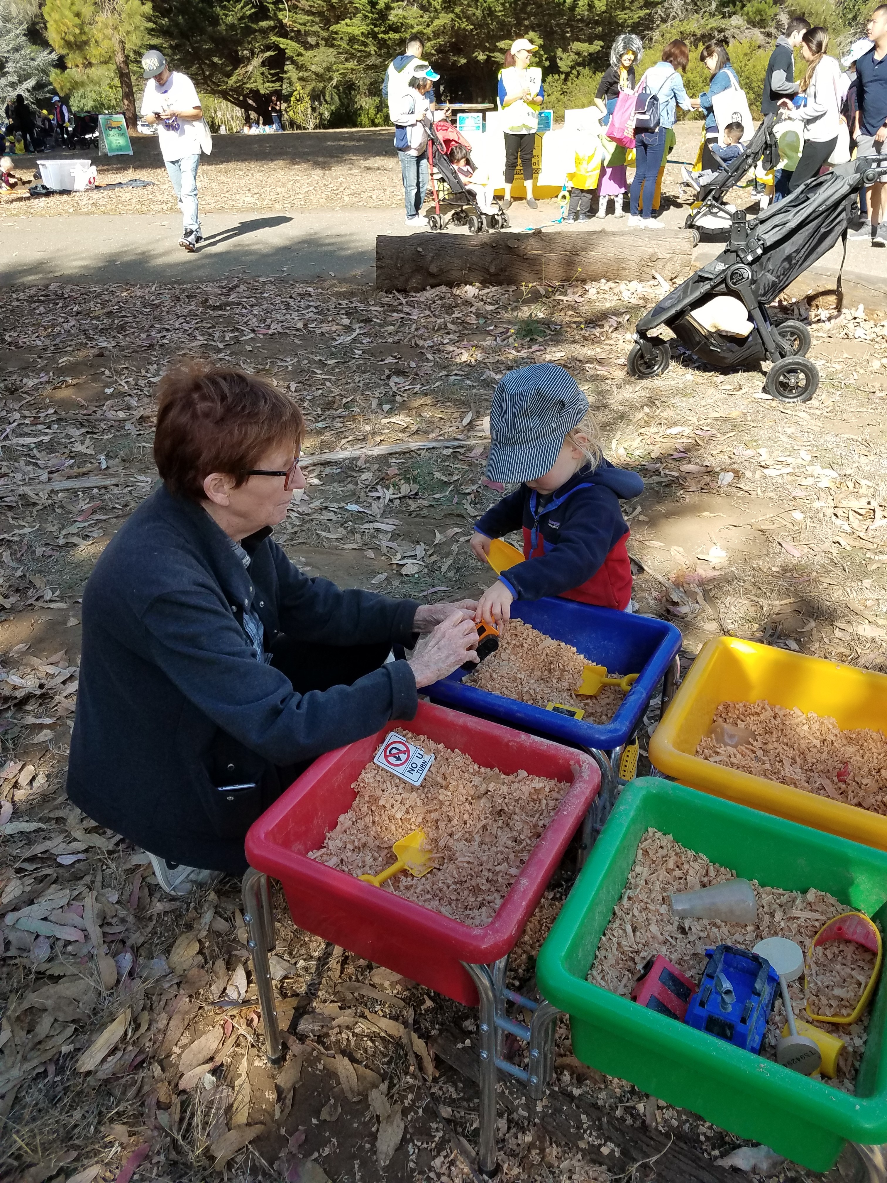 Kids, parents, grandparents and all kind of trucks: Enjoying the magic at McLaren Park