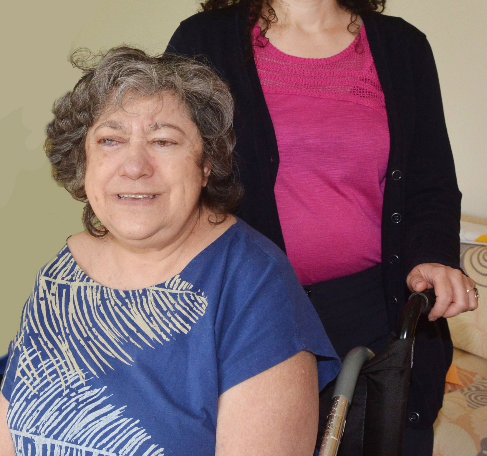 Feistiness and array of support services keep senior  active and independent despite damages of diabetes