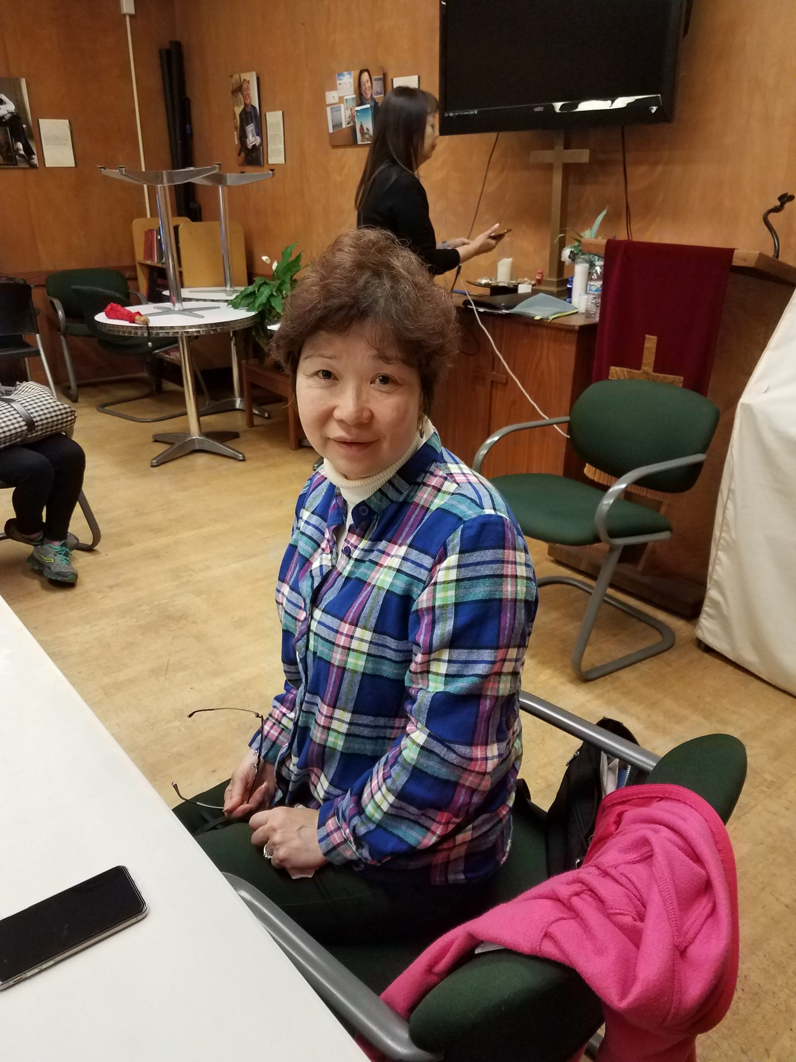 Tindy Lee acquired her digital skills through a class at the OMI Senior Center.