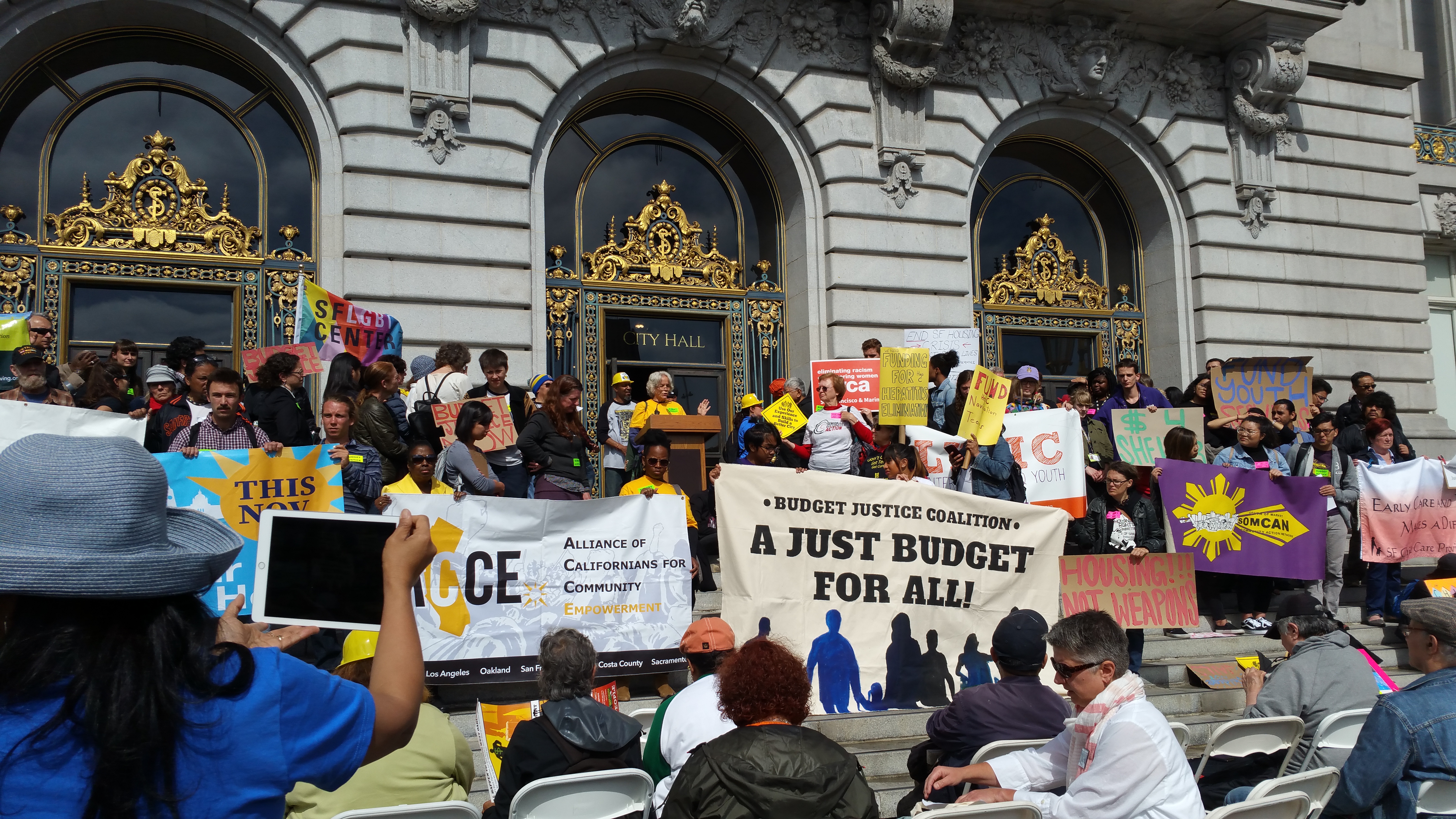 Advocates rally for justice for the vulnerable in City budget