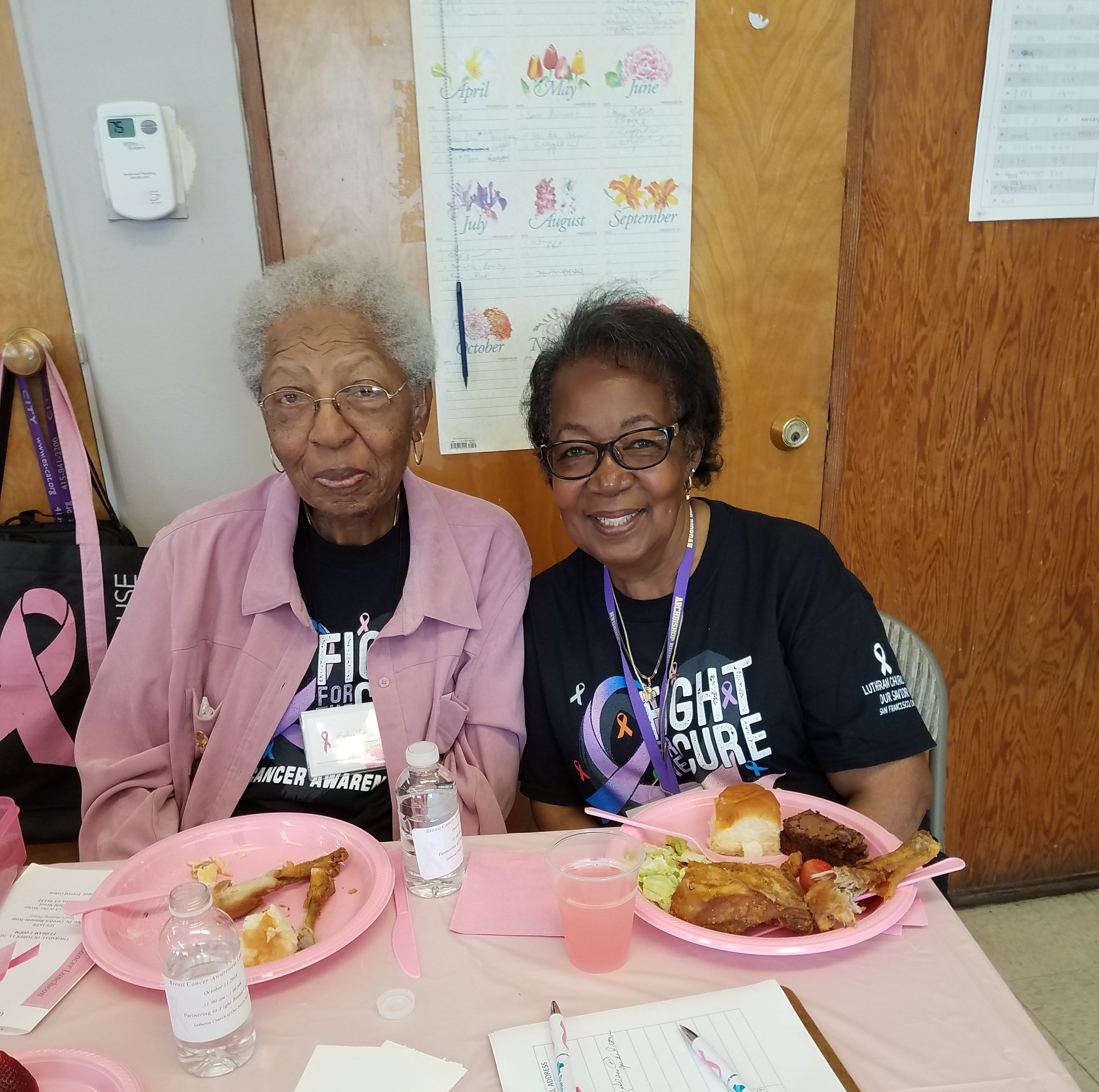 Barbara Tate and Virginia Thomas. (Photo by Judy Goddess)