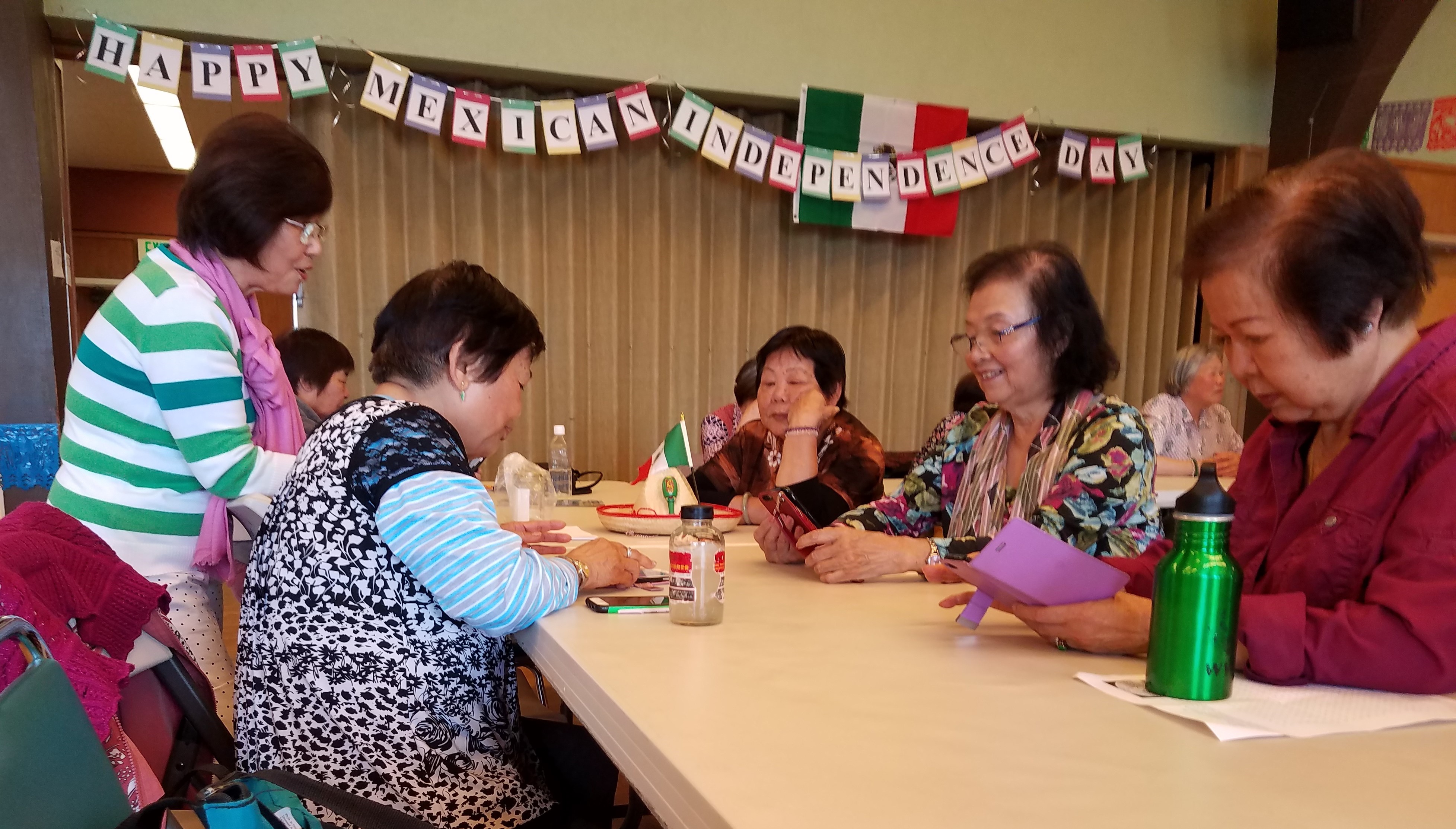 Celebrating Mexican Independence Day – at a mostly Asian senior center?