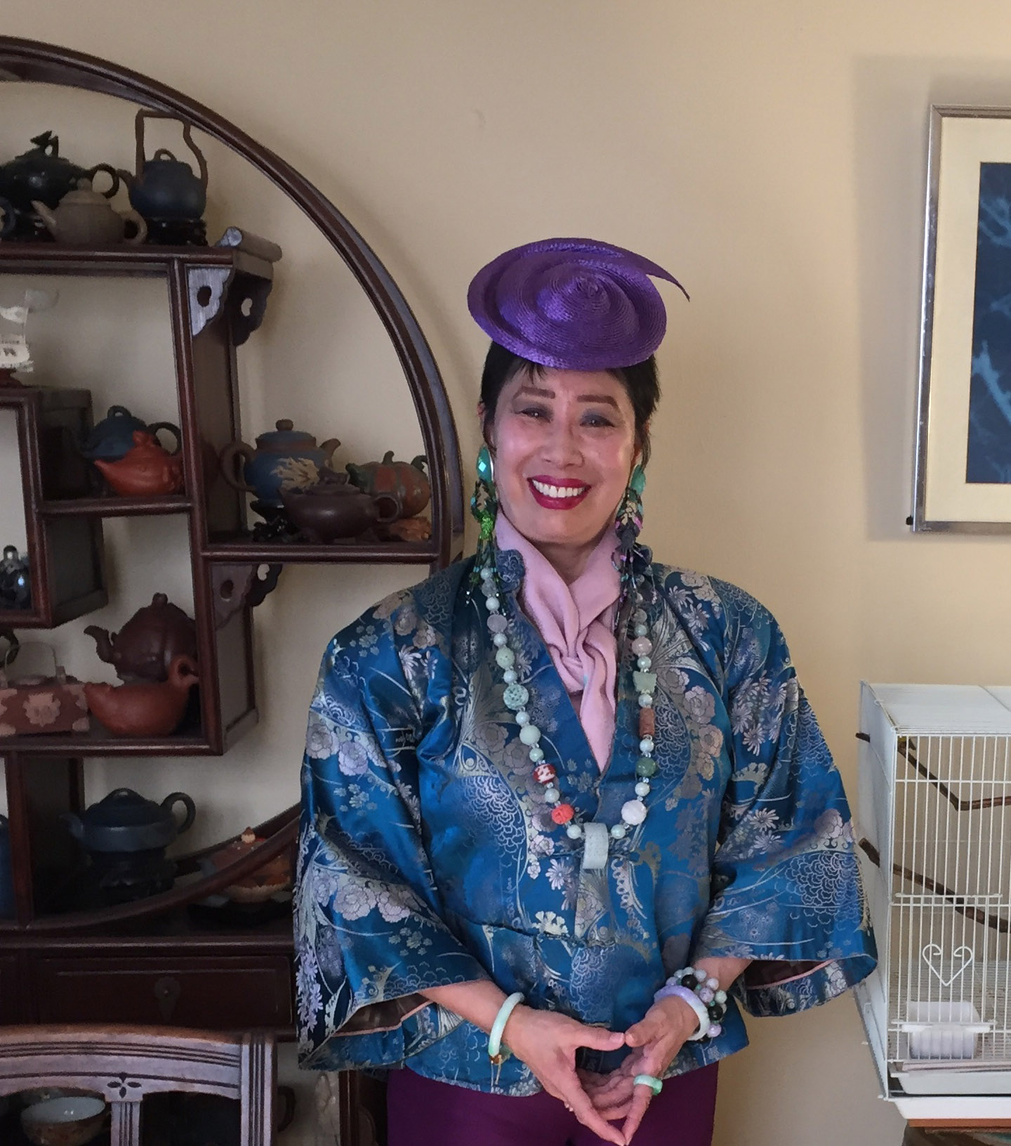 Habit started from thrift leads Chinese singer to vintage dress, fabrics career and reunification with her culture