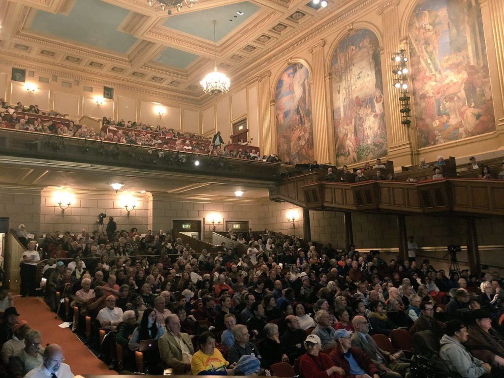 Mayoral candidate forum draws record crowd of seniors and adults with disabilities
